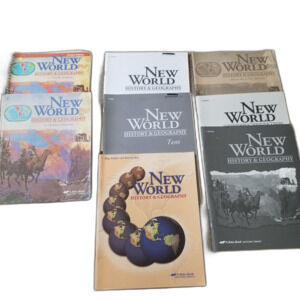 ABEKA Book 6th Grade 6 NEW WORLD HISTORY & GEOGRAPHY Student Teacher LOT SET
